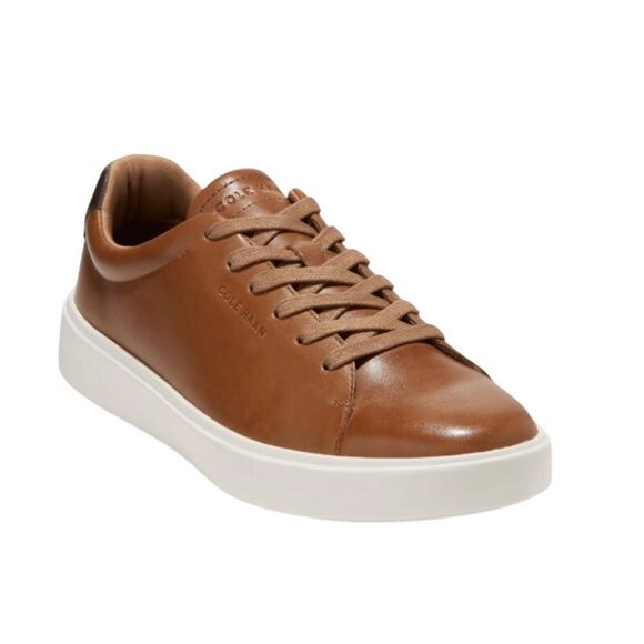 Cole Haan Men Grand Crosscourt Traveler Sneakers US 13 M EU 46 Brown Leather GUC - Picture 1 of 15